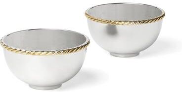 Reed & Barton "Reed And Barton Roseland Nut Bowl, Set of 2 - 4.25"" Round"