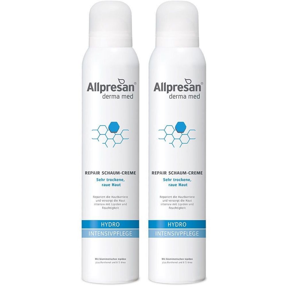 Allpresan derma med Hydro Intensivpflege Schaum-Cr 2x 2x200 ml Schaum