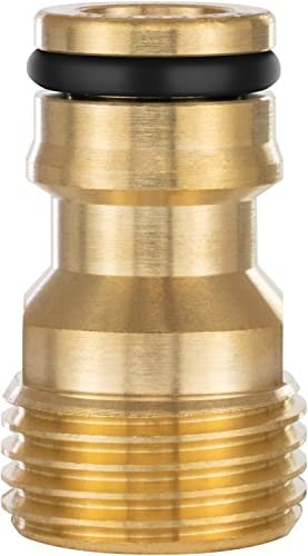 Poppstar Slangaansluiting 1/2 inch G 1/2" Buitendraad naar Snelkoppeling Compatibel met Gardena