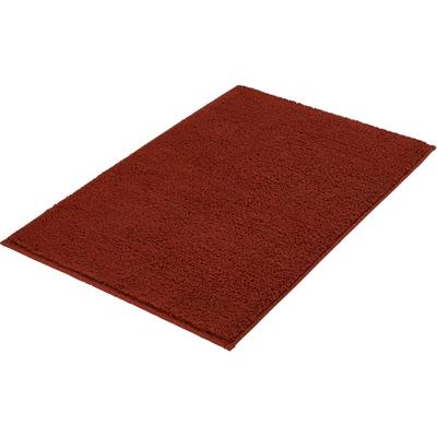 Badematte KLEINE WOLKE "Kansas" Gr. 4, braun (kastanie), H:15mm, Baumwolle, Badematten, Badematte, Badteppich, Uni Farben, reine Baumwolle, waschbar