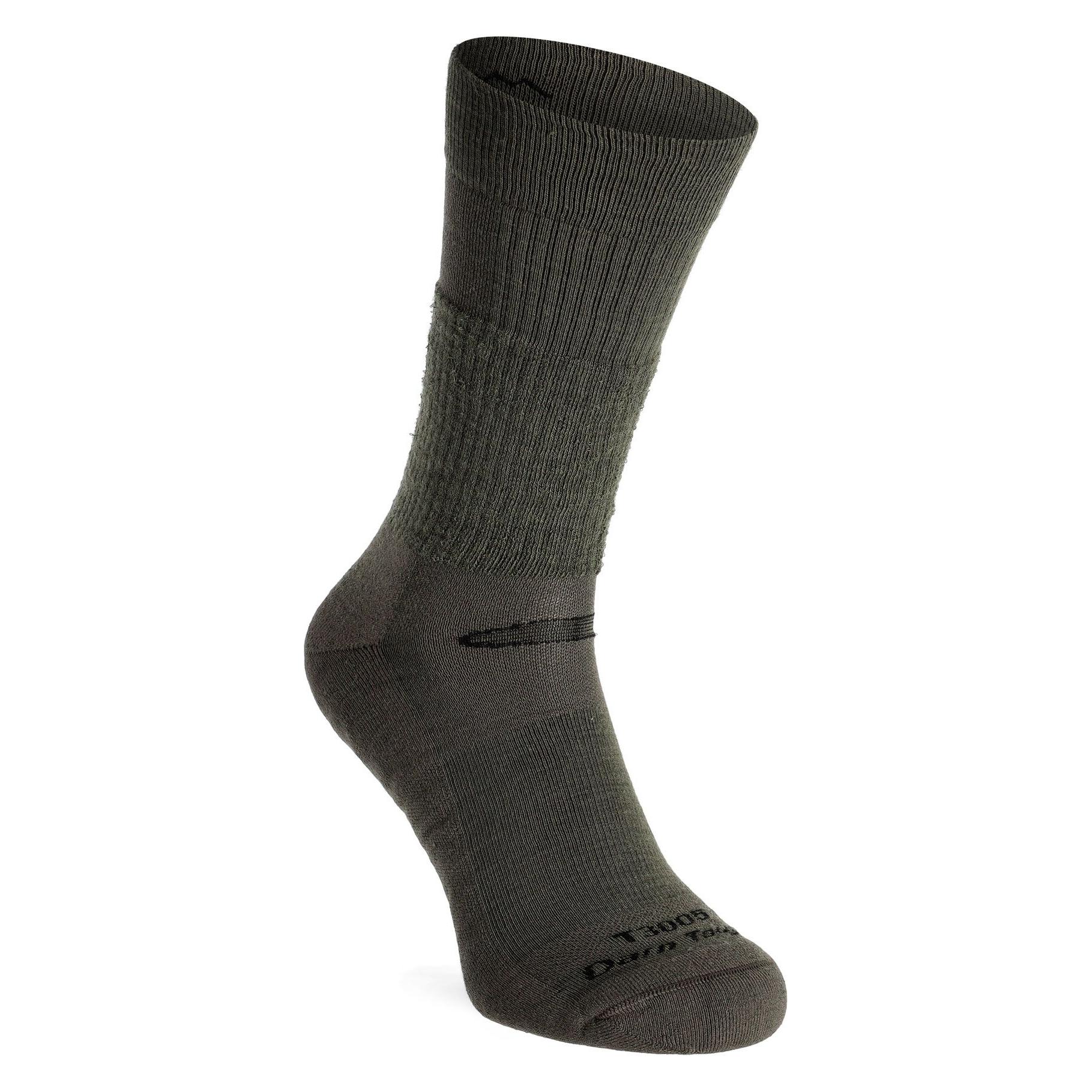 Darn Tough - Merinowolle Taktische Gepolsterte Boot-Socken (43 - 45) (T3005-L-FoliageGreen-MENS)