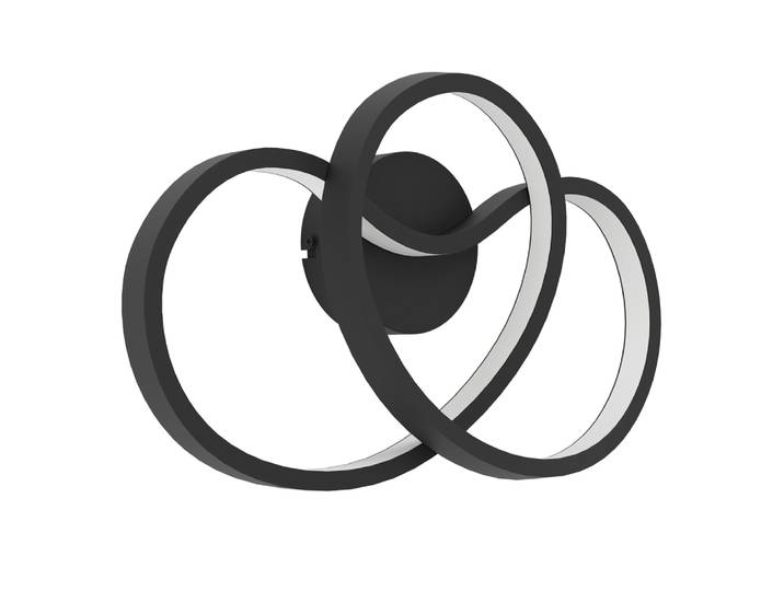 Applique LED noir