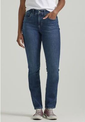 Plus Size Women's Ultra Lux Comfort With Flex Motion Stright Leg Jean Jean by Lee in Greet The Day (Size 20 W)