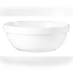 Arcoroc 12x Salatschale 12 cm, stapelbar Form Restaurant uni weiß