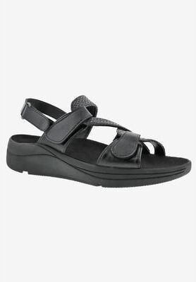 Women's Serenity Sandal by Drew in Black Combo (Size 11 M)