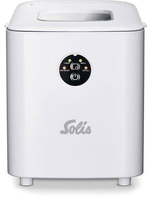 Solis Ice Cube Express ijsmachine, wit, 12 kg per 24 uur, 2 ijsgrootten