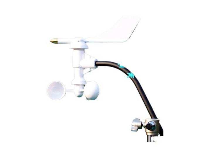 Drei Tassen Windgeschwindigkeitsmesser Ventilator-Teil Aluminiumlegierung(White sensor modbus rs485)