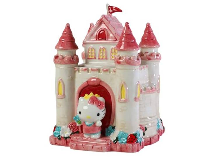 Blue Sky Clayworks Hello Kitty 23429 Keksdose Prinzessinnenschloss Home & Küchenzubehör Keramik