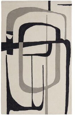 Grand Bazaar Ardon Hand Tufted Abstract Transitional Area Rug