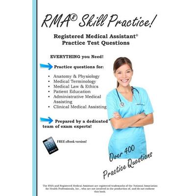 Practice the RMA! Registered Medical Assistant Practice Test Questions, Taschenbuch von Complete Test Preparation Inc., Complete Test Preparation