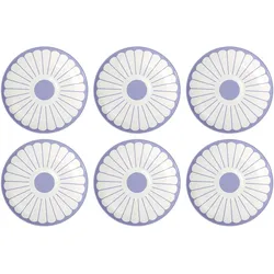 Villeroy & Boch, Tasse, Untertasse Fleur 6 Stück, Blau, Material: Porzellan (6 x)