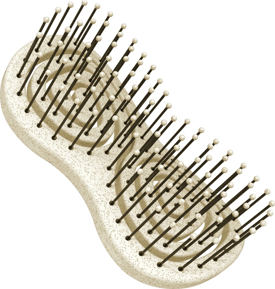 Hairway Wellness-Haarbürste Organica beige 08096-20