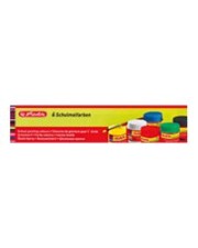 Herlitz Farbe verschiedene Farben 20 ml Packung mit 6 Wasserverdünnbar 6x25ml (8643025)