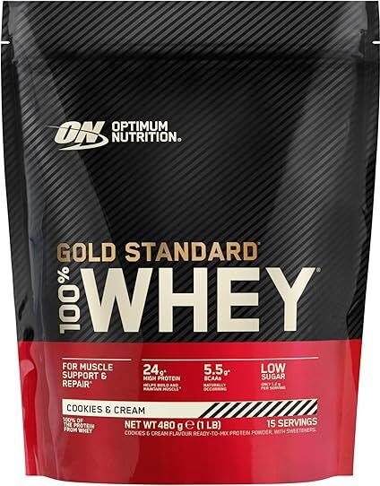 Optimum Nutrition On 100% Whey Gold Standard 450 gr Cookies &