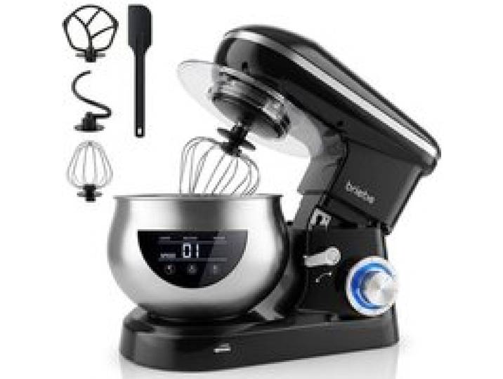 Robot Pâtissier Professionnel KM1164 1800W Bol 5L 6 Vitesses + Pulse Mouvement Orbital Écran Tactile LED Fouet