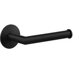 Smedbo DOT - Toilettenpapierhalter. Schwarz. Selbstklebend. Länge 140 mm. TB3411
