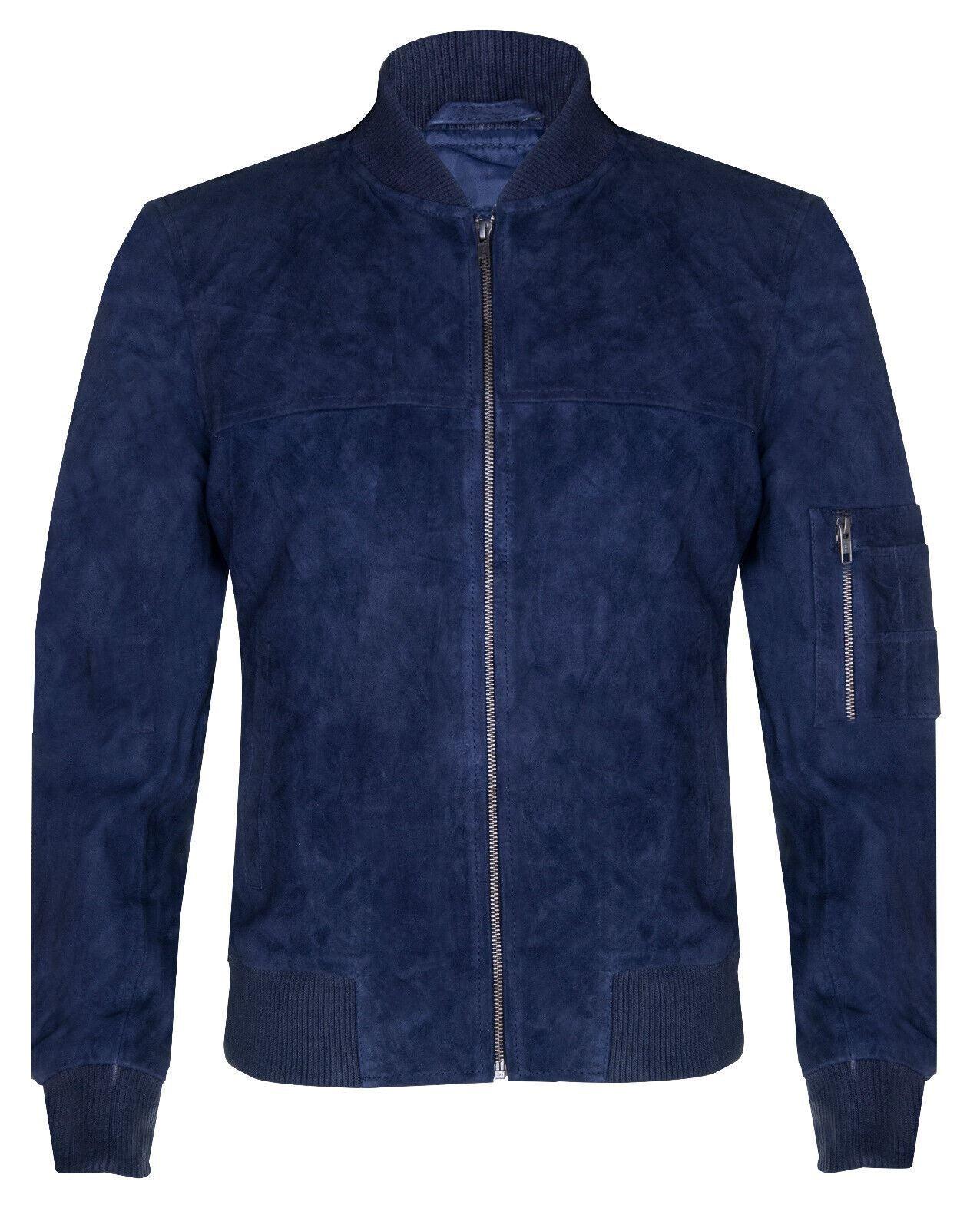 Suède truckershirt denim leren jack
