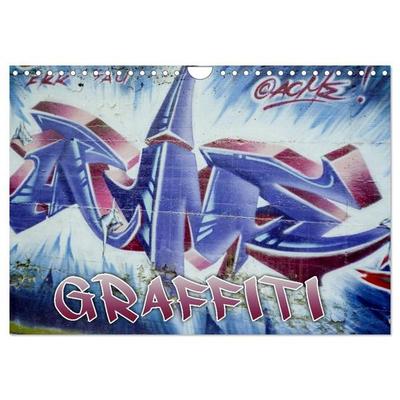 Graffiti - Kunst aus der Dose (Wandkalender 2027 DIN A4 quer), CALVENDO Monatskalender