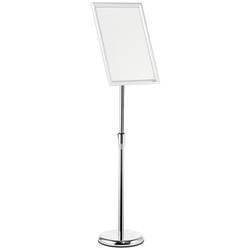 Durable 479923 Info-Bodenständer mit Aluminium Klapprahmen 1 x DIN A3 250.00 mm x 250 mm x 1290 mm x 250 mm 1 St.