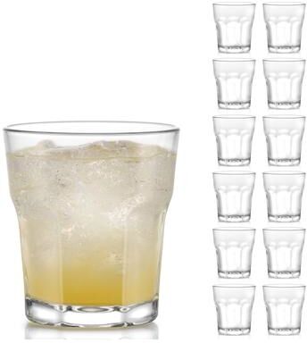 Libbey Gibraltar DuraTuff Rocks Glasses, 10-Ounce, Set of 12 - Set of 12
