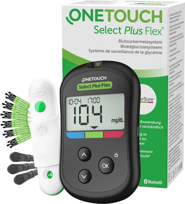 ONE Touch S+F SYS Mmol/L & OneTouch Select Plus Teststreifen 30er Packung Delic 1 St Set