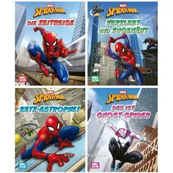 Nelson Mini-Bücher: MARVEL Spider-Man 1-4, Kinderbücher