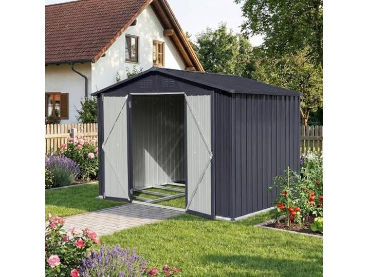 Albatros Gerätehaus XL RAL7016 165x86x174cm, 8,5m³, abschließbar