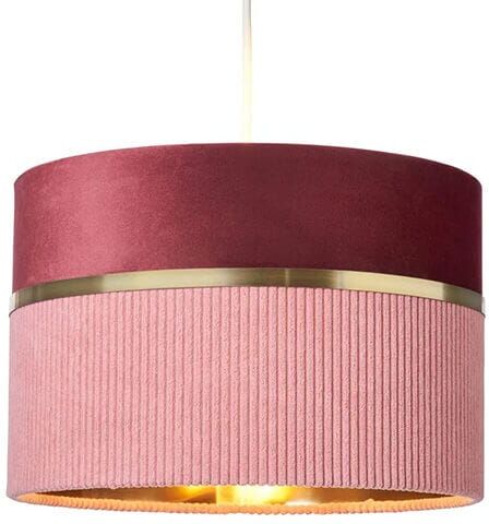 BHS Violet 30cm Pink Mixed Fabric Easyfit Shade