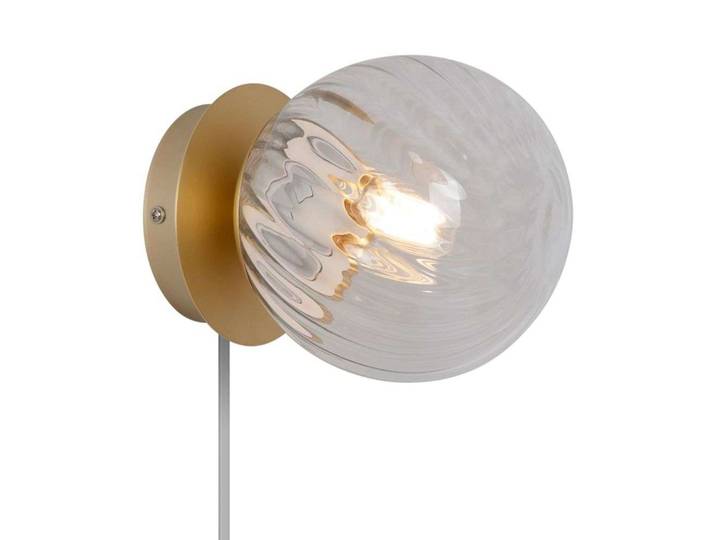 Chisell Wandleuchte Brass - Nordlux - Wohnzimmer - Glas