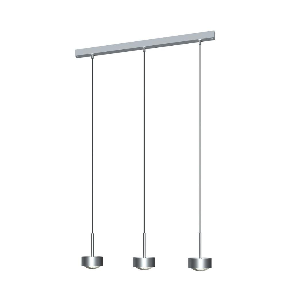 Top Light Puk Maxx Choice Long One Pendelleuchte 3 Köpfe (chrommatt, Standard-Fa... chrommatt | Standard-Fassung 8-6858031-H