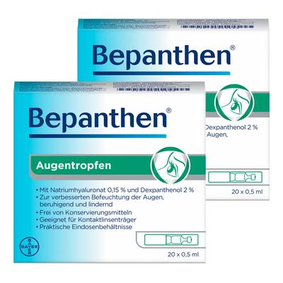 Bepanthen Augentropfen 2x20x0,5 ml