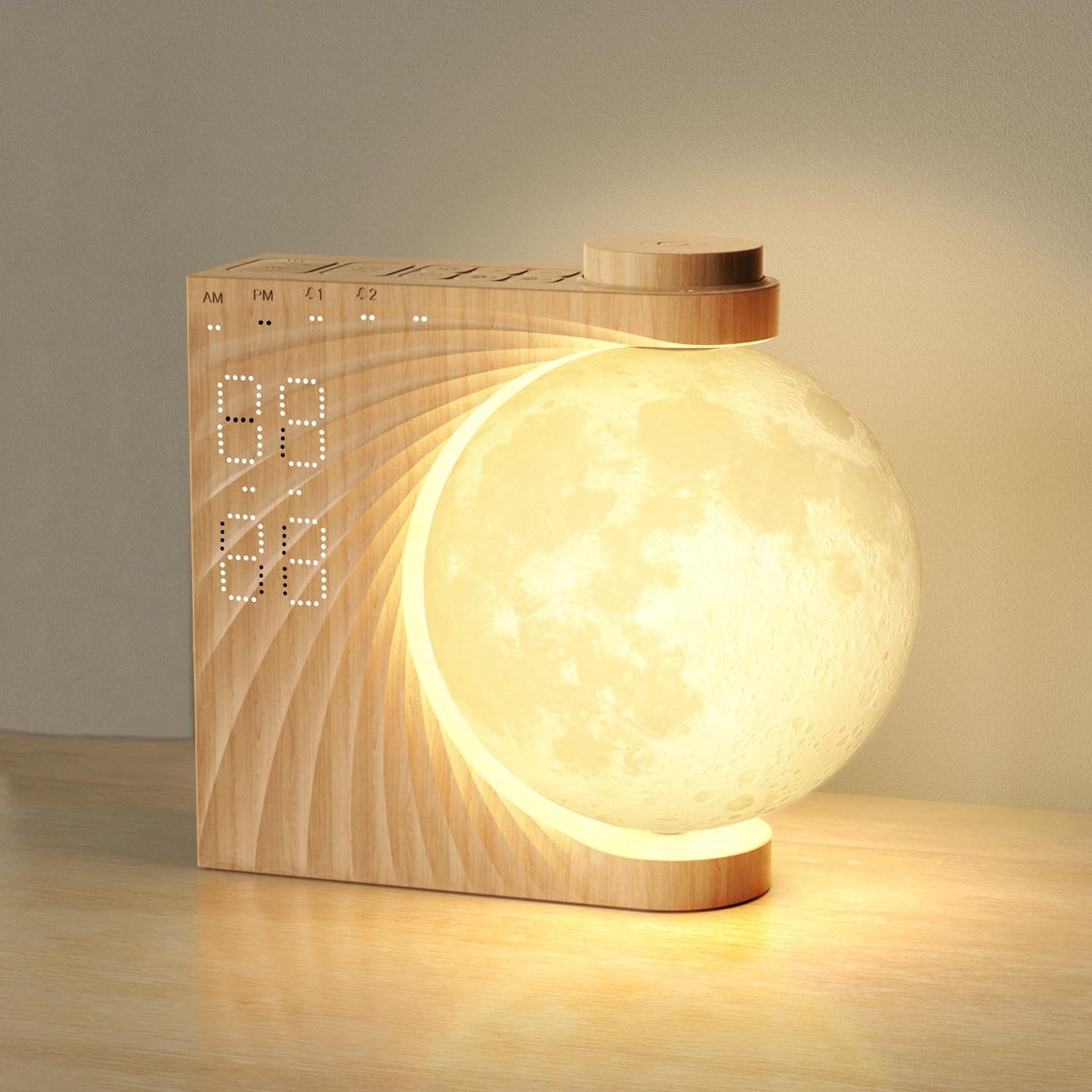 LED Maanlamp - Decoratieve Nachtlamp en Tafellamp voor een sfeervolle ambiance