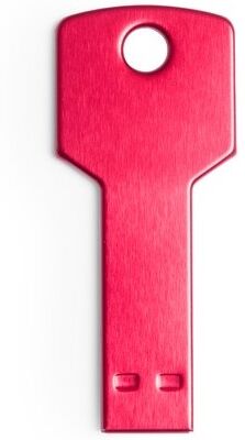 Clé personnalisable USB 16GB Fixing aluminium rouge