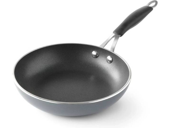 HENDI Koekenpan – Aluminium – Teflon anti-aanbaklaag – Ø 200 mm – Siliconen greep