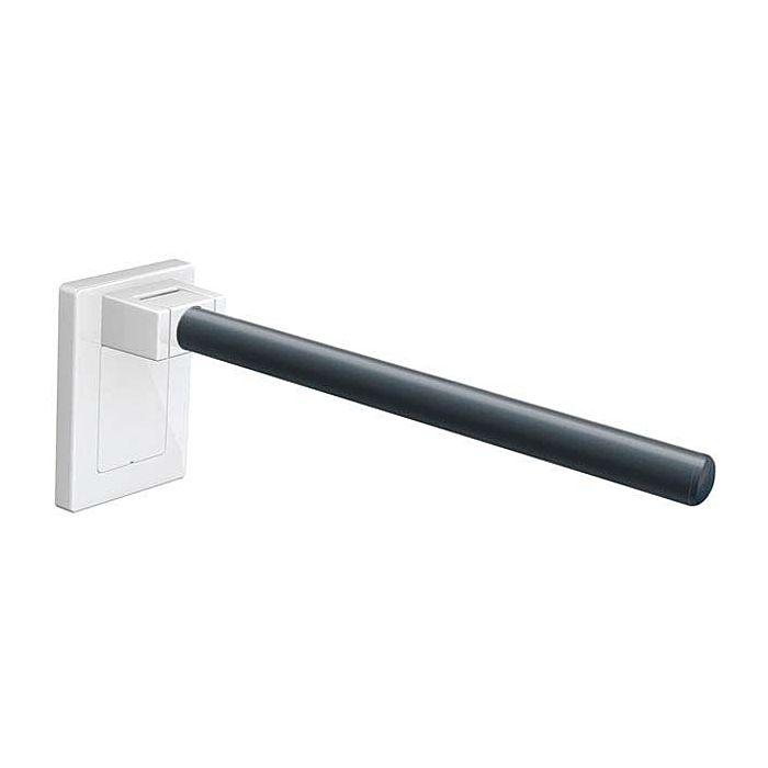 Hewi Mono Stützklappgriff 950.50.1119184 Abdeckung signalweiß, umbra, mobil, Ausladung 600mm