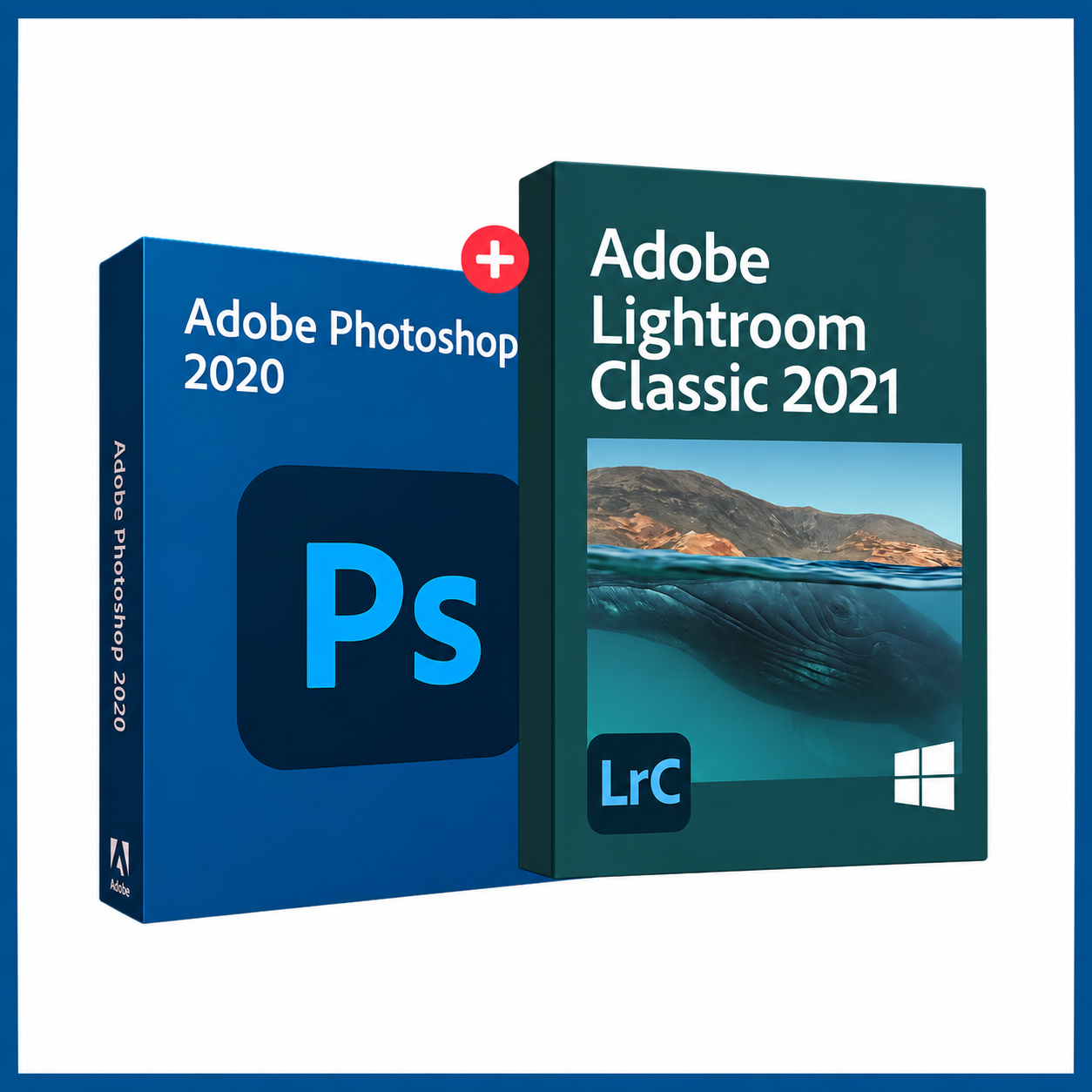 Adobe Photoshop 2020 + Lightroom Classic 2021 Bundle   Windows   Lifetime