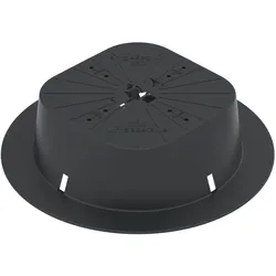 OBO 5403395 Universal-Standfuß Kleben Acrylnitril-Styrol-Arcylester schwarz UniBase Glue  - 16 Stück