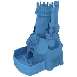 Feldherr Fates End Würfelturm Warforged Monster himmelblau 3D gedruckt (Kunststoff)