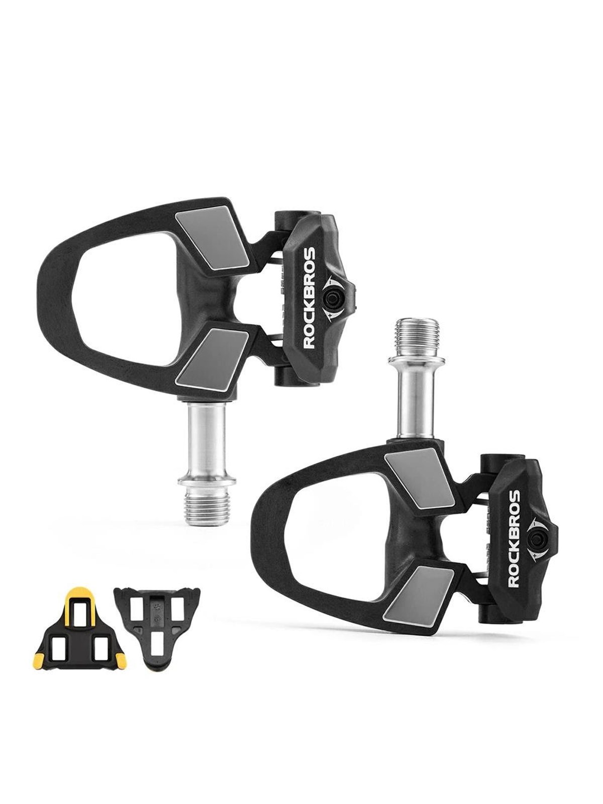 Rockbros RD9 Shimano SPD-SL Carbon and Titanium Alloy Pedals - Black