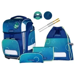 SCHNEIDERS Schulrucksack Set Ergolite 9tlg. Geo Motion