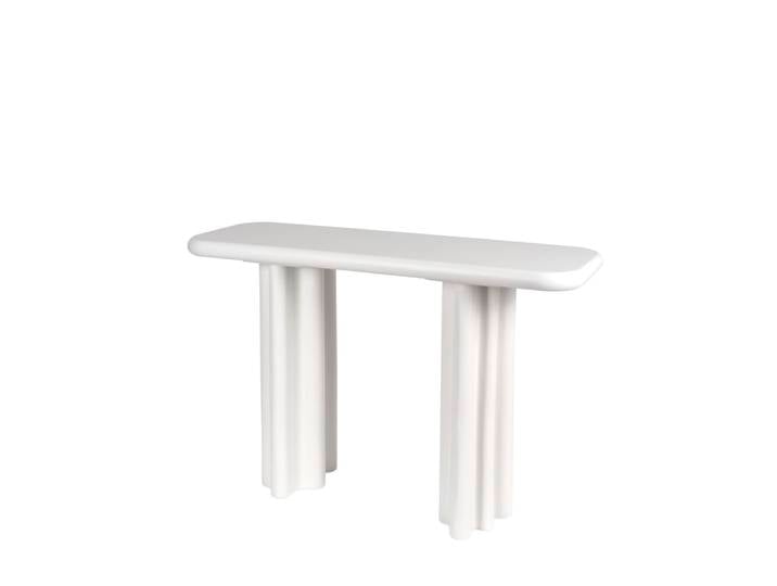 Console d'entrée blanche