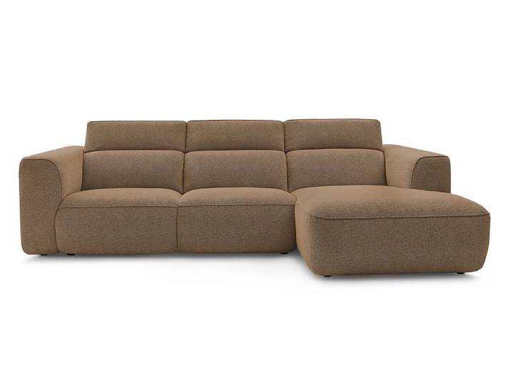 Ecksofa BOBOCHIC WILLIAM Stoff chiniert orange