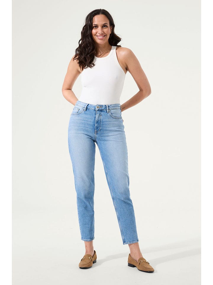 Garcia Jeans - Tapered fit - in Hellblau - W26/L30