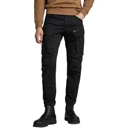 G-Star Herren Cargo Hose ROVIC ZIP 3D STRAIGHT TAPERED - Schwarz - Dark Black - Dk Black 6484 - 38W / 34L