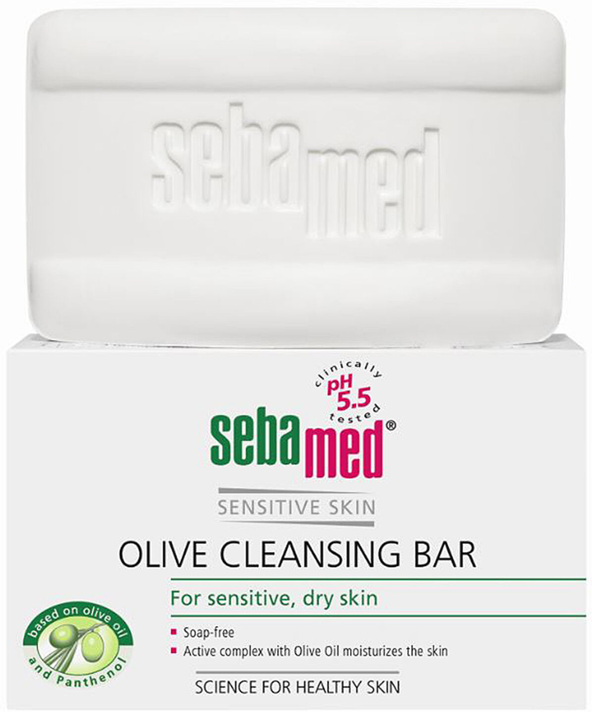 SEBAMED Olive Cleansing Bar (For Sensitive, Dry Skin) 150g