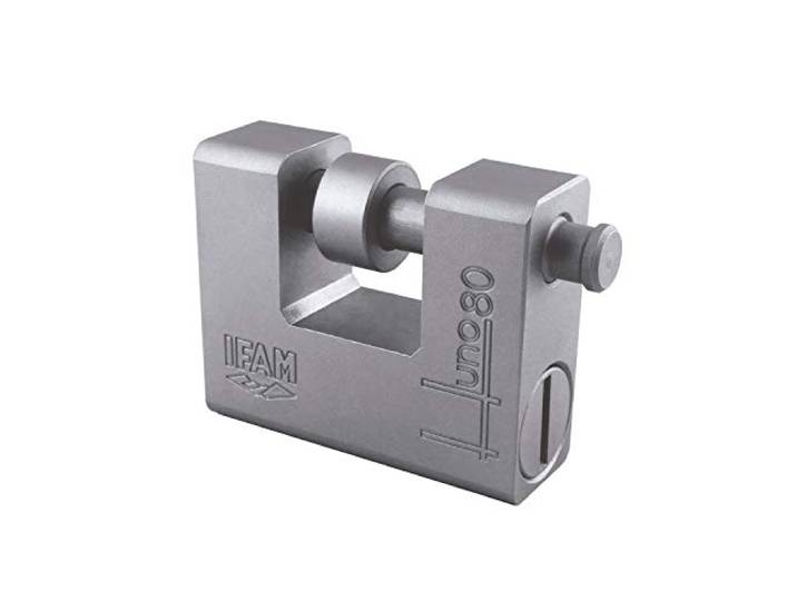 IFAM Vorhängeschloss Huno80 Durchmesser 14mm Legierter Stahl U-Form Hohe Sicherheit und Witterungsbeständigkeit Außeneinsatz Maximaler Schutz