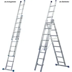 Iller Mehrzweckleiter Eurostars 3x11 Sprossen