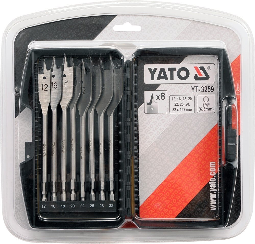 Yato YT-3259 set van 8 stuks