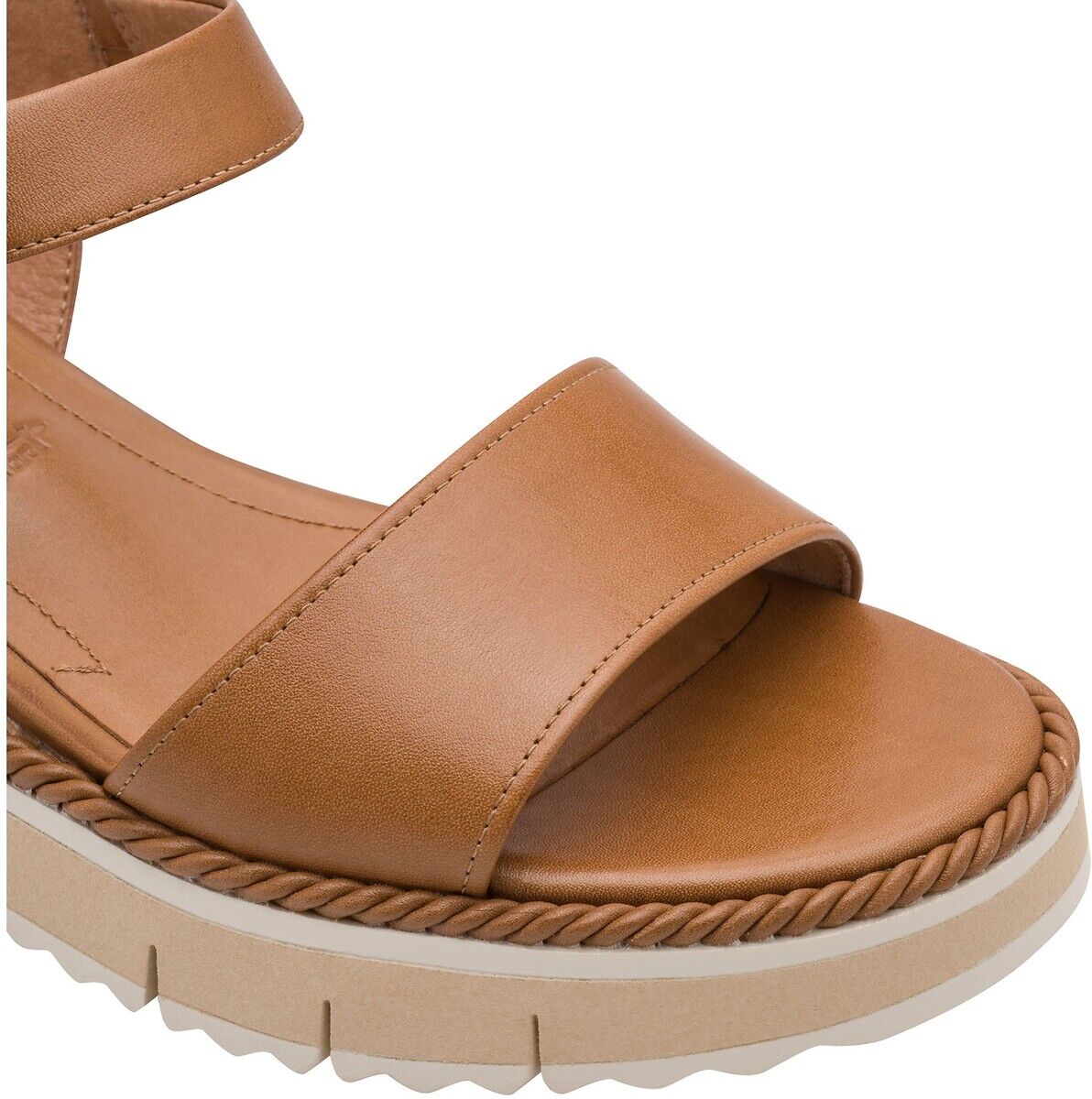 TAMARIS Sandales compensées en cuir
