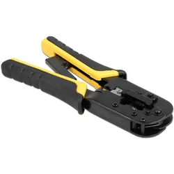 Delock, Zange, Crimpzange Universell mit Abisolierer (188 mm)